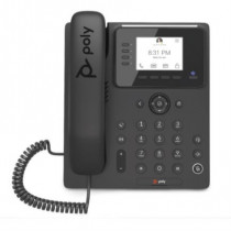 Poly Telefono IP multimedia empresarial CCX 350 para Microsoft Teams y compatible con PoE [ 848Z7AAAC3 ]