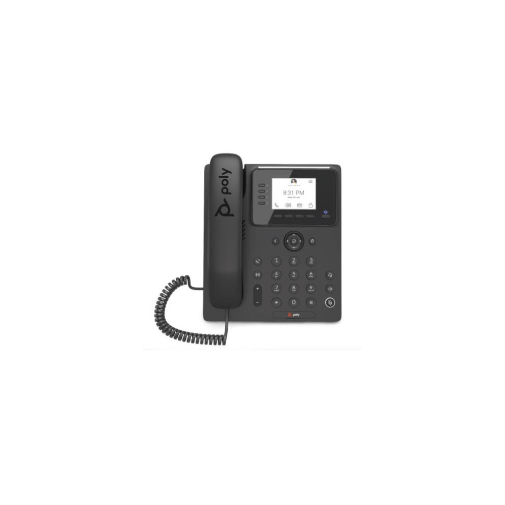 Poly Telefono IP multimedia empresarial CCX 350 para Microsoft Teams y compatible con PoE [ 848Z7AAAC3 ]