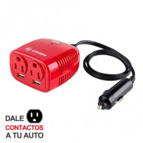 Inversor de Corriente Steren Automotriz 12Vcc a 110Vca 150W [ INV-150 ]