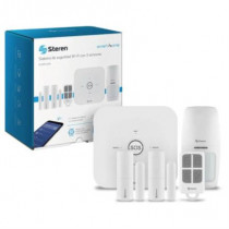 Sistema de Seguridad Steren Wi-Fi con 3 Sensores Alcance Hasta 60m en reas Abiertas  Alarma de Siren [ SHOME-2000 ]