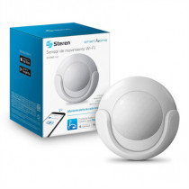 Sensor de Movimiento Steren PIR Wi-Fi Deteccin Hasta 7m Color Blanco [ SHOME-141 ]