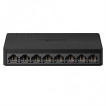 Switch Steren Fast Ethernet 8 Puertos 10/100 Mbps Color Negro [ SWI-008 ]