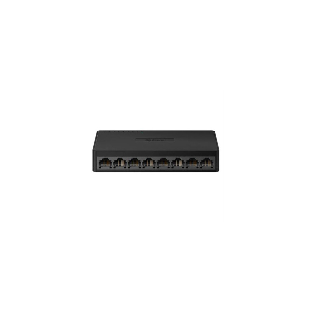 Switch Steren Fast Ethernet 8 Puertos 10/100 Mbps Color Negro [ SWI-008 ]