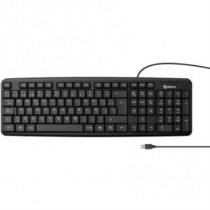 Teclado Steren Almbrico USB con 105 Teclas Color Negro [ COM-624 ]