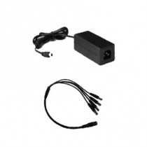 Kit Fuente de Poder y Divisor Energa Saxxon PSU1205DPAQD 12 V DC 5 Amperes [ PSU1205DPAQD ]