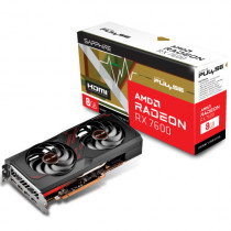 Tarjeta de Video Sapphire Pulse Radeon RX 7600 8GB OC Dual Fan GDDR6 128 bit 1xHDMI 3xDP [ 11324-01-20G ]