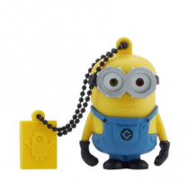 Memoria USB Tribe Minions Bob 16 GB 2.0 Color Azul-Amarillo [ FD021520 ]