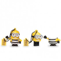 Memoria USB Tribe Minions Phil 16 GB 2.0 Color Azul-Amarillo [ FD021521 ]