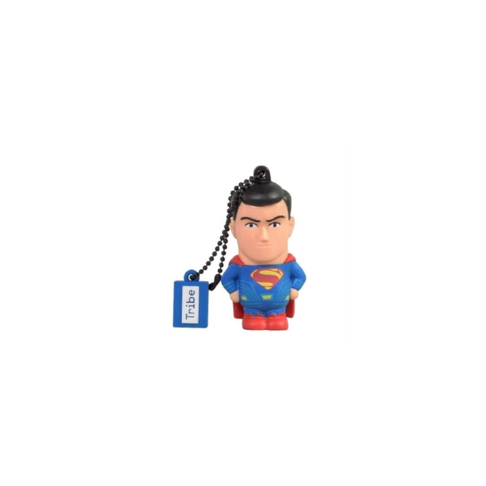 Memoria USB Tribe DC Superman 32 GB 2.0 Color Azul-Rojo [ FD033701 ]