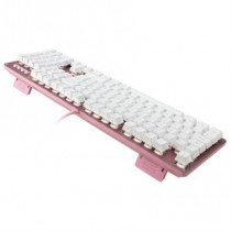 Teclado Mecnico Game Factor KBG400 Retroiluminado Switch Rojo USB Rosa [ KBG400-PK-RD ]