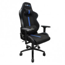 Silla Game Factor CG601 XL Tela Reclinable con Descansa Brazos 4D Estrella Metlica Color Negro-Azul [ CGC601-BL ]