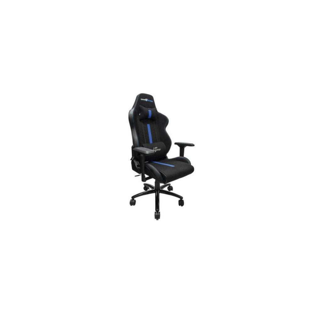 Silla Game Factor CG601 XL Tela Reclinable con Descansa Brazos 4D Estrella Metlica Color Negro-Azul [ CGC601-BL ]