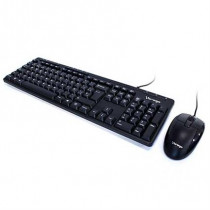 Kit Vorago Teclado y Mouse Km-104 Alambrico Multimedia Usb [ AC-395879-1 ]