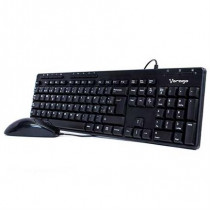 Kit Vorago Teclado y Mouse Km-104 Alambrico Multimedia Usb [ AC-395879-1 ]