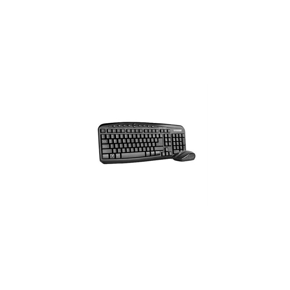 Kit Vorago Teclado y Mouse Km-303 Inalambrico Multimedia Negro [ AC-395896-2 ]