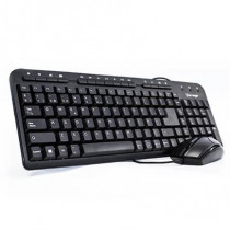 Kit Vorago Teclado y Mouse Km-105 Alambrico Multimedia Usb [ AC-395879-2 ]