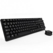 Kit Teclado y Mouse Vorago KM-106 Almbrico USB Color Negro [ KM-106 ]