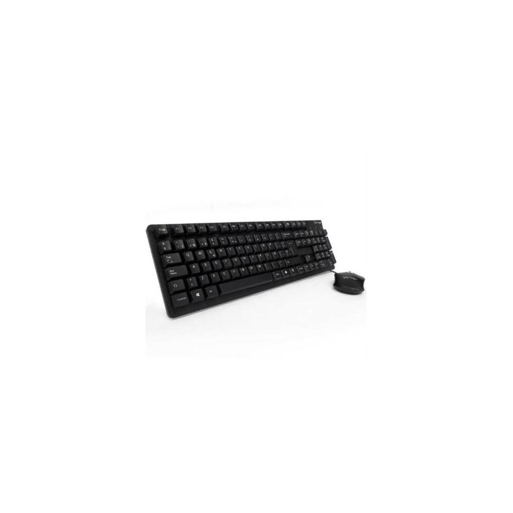 Kit Teclado y Mouse Vorago KM-106 Almbrico USB Color Negro [ KM-106 ]