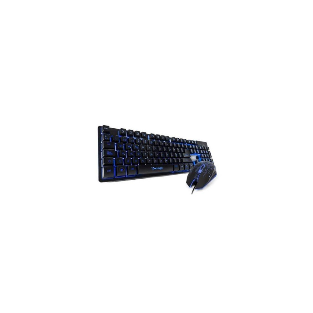 Kit Teclado y Mouse Vorago Start The Game Retroiluminado USB [ KM-500 ]