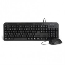 Teclado y Mouse Vorago KM-107 Almbrico Multimedia USB Color Negro [ KM-107 ]