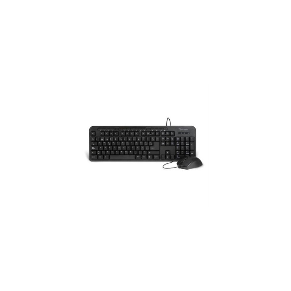 Teclado y Mouse Vorago KM-107 Almbrico Multimedia USB Color Negro [ KM-107 ]