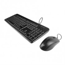 Teclado y Mouse Vorago KM-107 Almbrico Multimedia USB Color Negro [ KM-107 ]