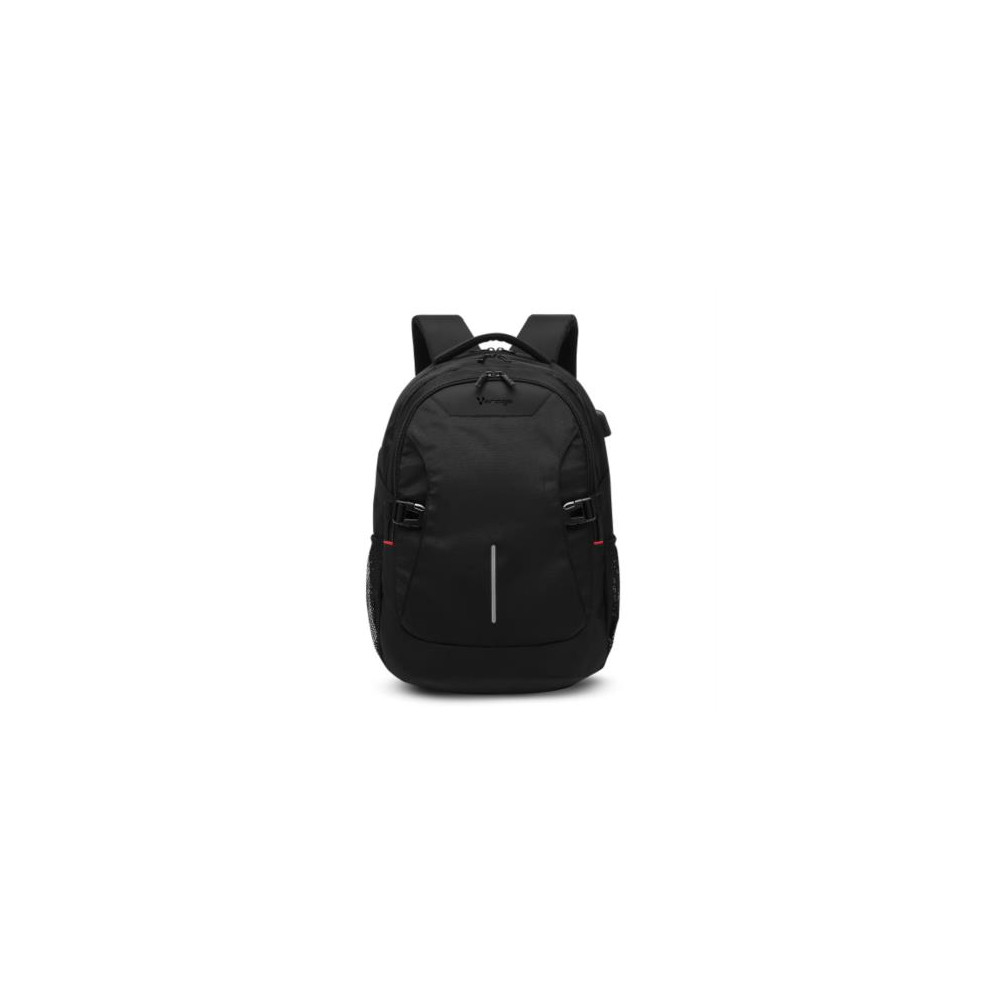 Mochila Vorago BP-402 XL Expandible para Laptop 15.6" Puerto USB Color Negro [ BP-402 ]