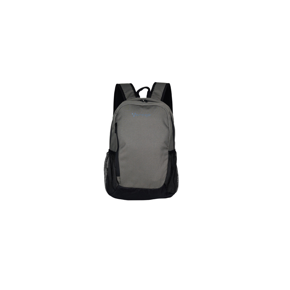 MOCHILA VORAGO BP-150 ECOLOGICA rPET LAPTOP 15.6 GRIS / NEGRO [ BP-150-GR ]