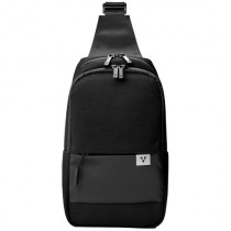 MOCHILA PECHERA CRUZADA VORAGO CB-300 POLYESTER NEGRA [ CB-300 ]