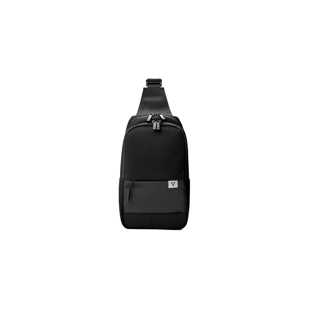 MOCHILA PECHERA CRUZADA VORAGO CB-300 POLYESTER NEGRA [ CB-300 ]