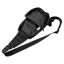 MOCHILA PECHERA CRUZADA VORAGO CB-300 POLYESTER NEGRA [ CB-300 ]