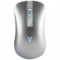 Mouse Vorago MO-305 Slim LED RGB Inalmbrico Recargable 800/1200/1600 dpi Color Plata [ MO-305-SLIM-SL ]