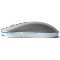 Mouse Vorago MO-305 Slim LED RGB Inalmbrico Recargable 800/1200/1600 dpi Color Plata [ MO-305-SLIM-SL ]