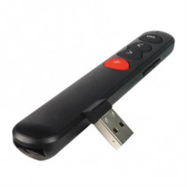 Presentador Lser Vorago LASP-305 con Apuntador Inalmbrico USB Slim Color Negro [ LASP-305 ]