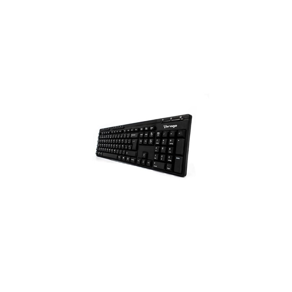 Teclado Vorago KB-202 Multimedia USB Color Negro [ KB-202 ]