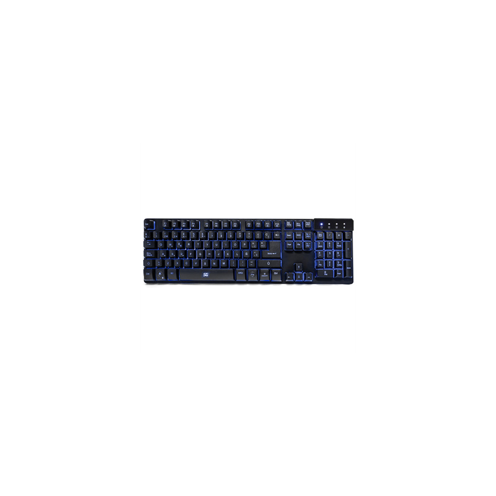 Teclado Vorago KB-502 Multimedia Iluminado RGB USB Color Negro [ KB-502 ]