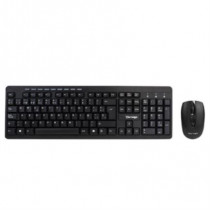 Teclado y Mouse Vorago KM-304 Inalmbrico Multimedia USB Color Negro [ KM-304 ]