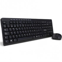 Teclado y Mouse Vorago KM-304 Inalmbrico Multimedia USB Color Negro [ KM-304 ]