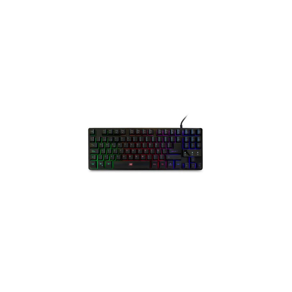 Teclado Vorago Start The Game KB-503 TenKeyless Iluminacin RGB USB Color Negro [ KB-503 ]