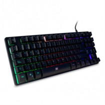 Teclado Vorago Start The Game KB-503 TenKeyless Iluminacin RGB USB Color Negro [ KB-503 ]