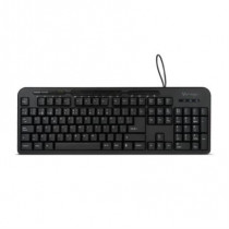 Teclado Vorago KB-204 Almbrico Multimedia USB Color Negro [ KB-204 ]