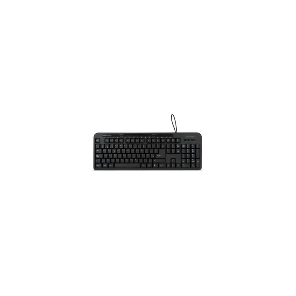 Teclado Vorago KB-204 Almbrico Multimedia USB Color Negro [ KB-204 ]