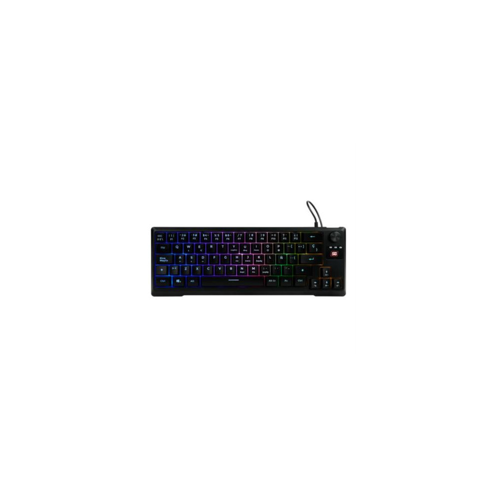 Teclado Vorago Start The Game KB-506 Multimedia TKL Factor 65% RGB Almbrico Anti-Ghosting USB Color  [ KB-506 ]