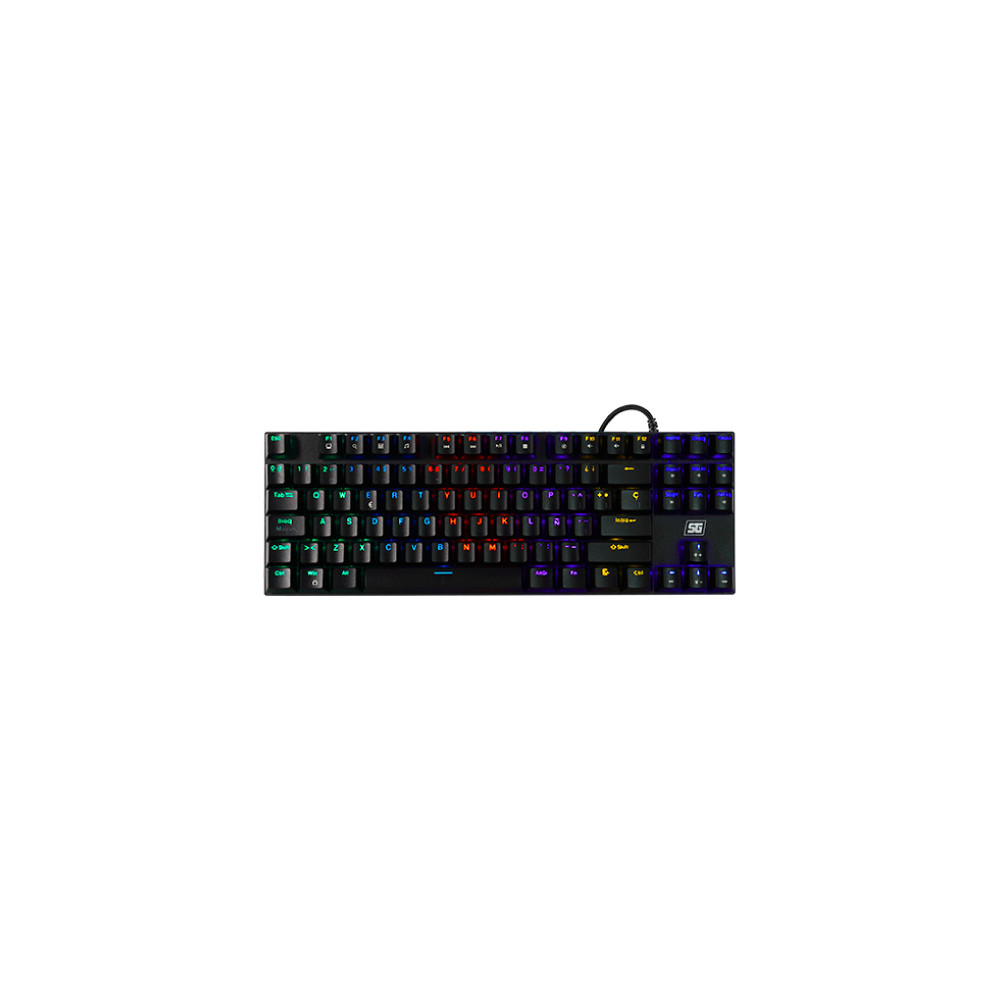 TECLADO VORAGO START THE GAME KB-600 MECANICO TKL RGB RAINBOW SOFTWARE NEGRO [ KB-600 ]