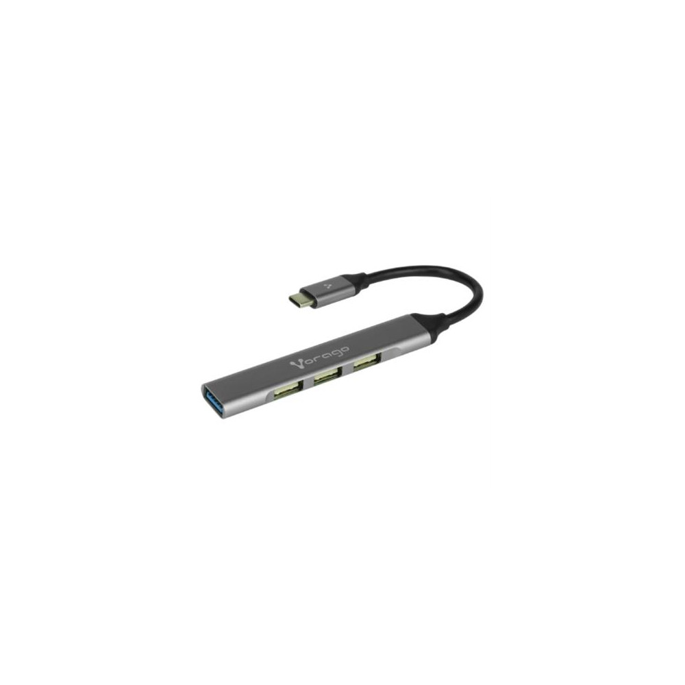 Hub Vorago Concentrador HU-200 4 Puertos USB Slim Tipo C [ HU-200 ]