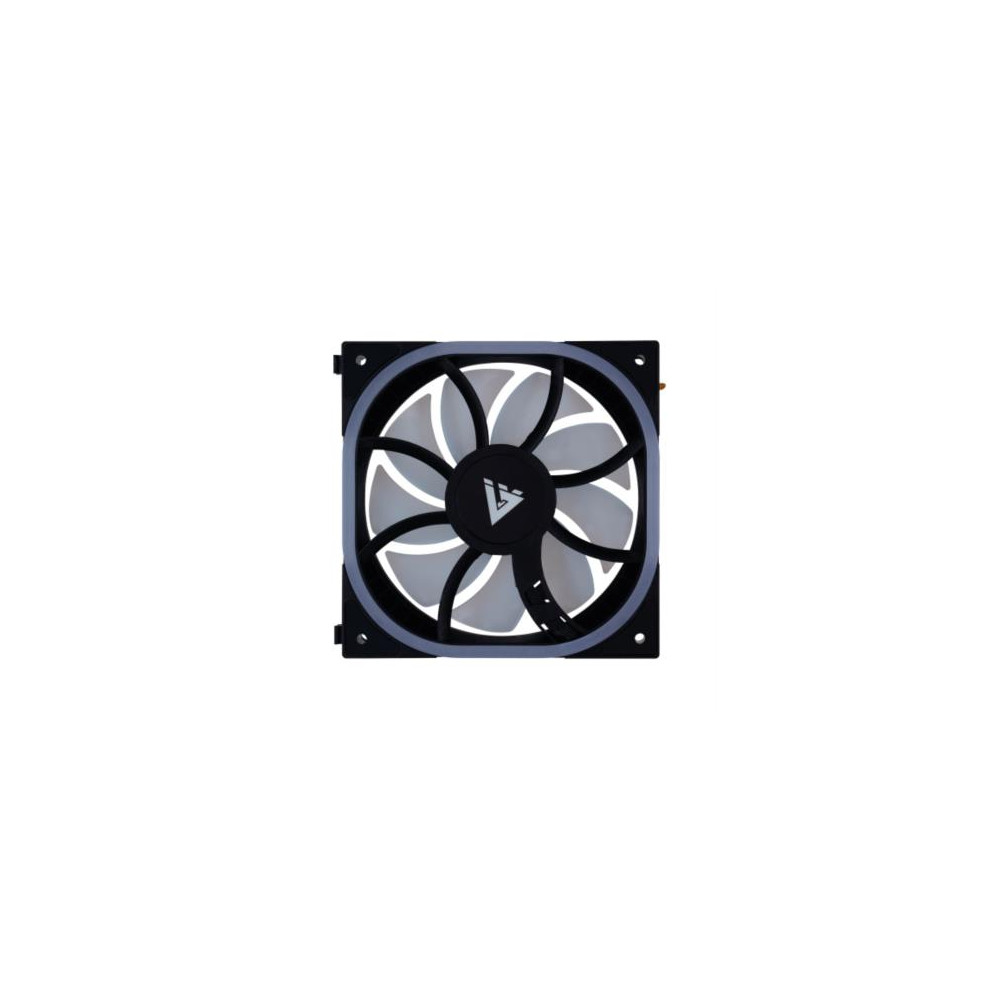 VENTILADOR VORAGO MODULAR GAME FACTOR FG500 120MM 58 CFM 1900 RPM RGB COMPATIBLE CON FG500 NEGRO [ FG500-BK ]