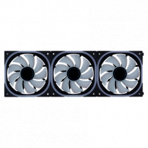 Kit Ventiladores Vorago Game Factor FKG500 Modulares 3 FANS 120mm 58 CFM RGB Control Remoto Negro [ FKG500-BK ]