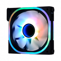 Kit Ventiladores Vorago Game Factor FKG500 Modulares 3 FANS 120mm 58 CFM RGB Control Remoto Negro [ FKG500-BK ]