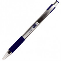 Bolgrafo Zebra F-301 Retrctil Metlico Punto Fino 0.7mm Color Azul C/12 Pzas [ 7001-01 ]