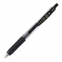 Boligrafo Zebra Sarasa Clip rollerball retractil punto mediano 0.7 tinta gel color negro caja c/12 [ 808NGRMDC012 ]